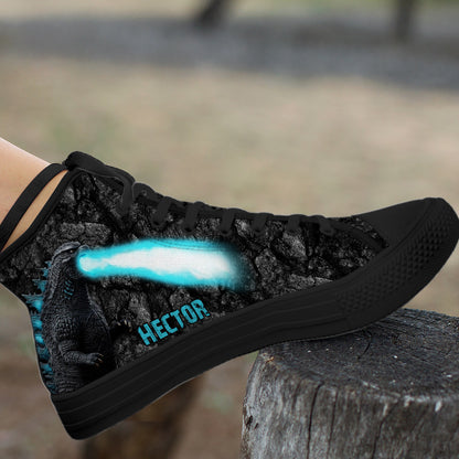 Atomic Bomb Creature - Personalized Giant Monster High Top Shoes