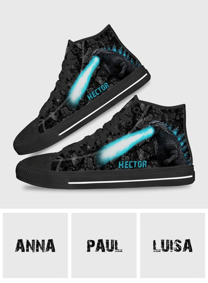 Atomic Bomb Creature - Personalized Giant Monster High Top Shoes