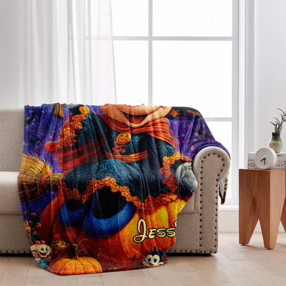 Spooky Night - Personalized Mouse Blanket