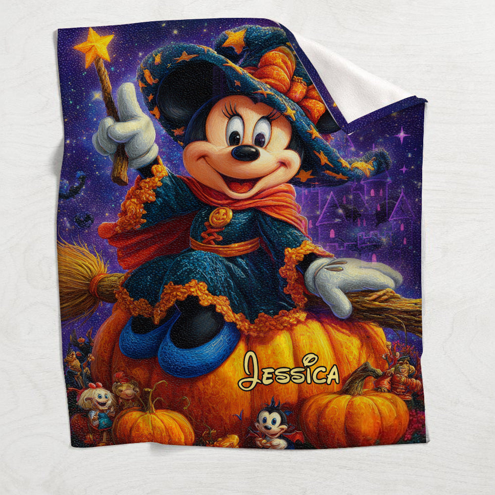 Spooky Night - Personalized Mouse Blanket