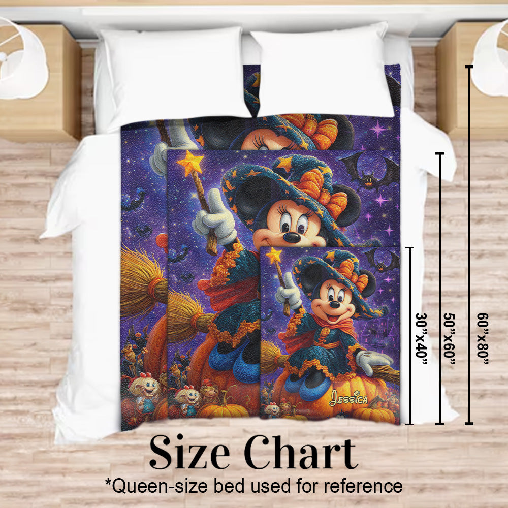 Spooky Night - Personalized Mouse Blanket