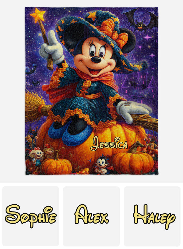 Spooky Night - Personalized Mouse Blanket