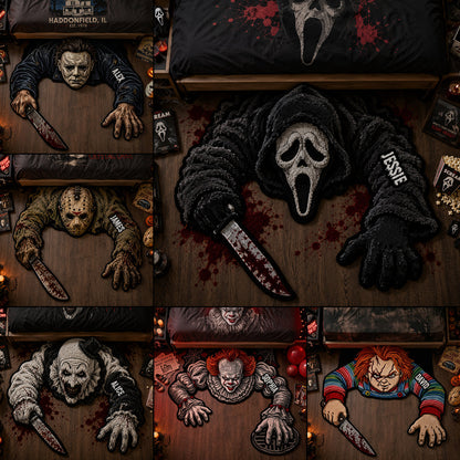 Horror Halloween - Personalized Horror Character Non-Slip Tufted Rug