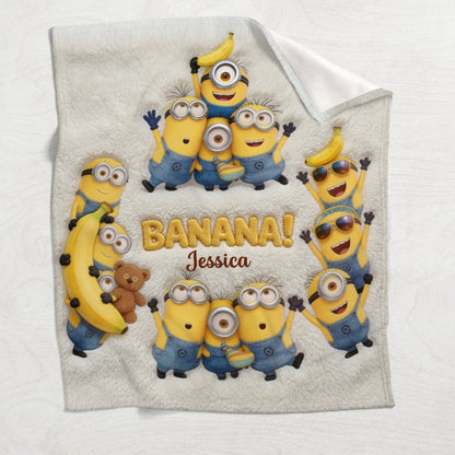 Minion Friends - Personalized Blanket