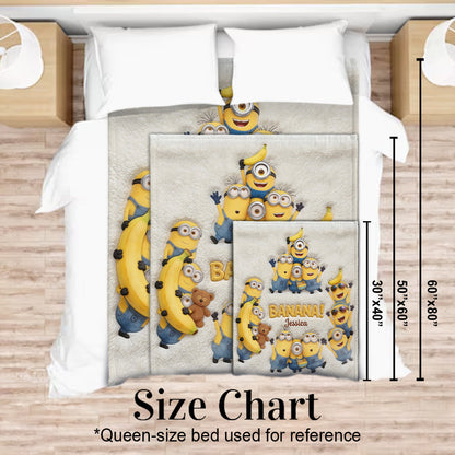 Minion Friends - Personalized Blanket