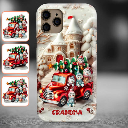 Nana's Little Cuties - Personalized Grandma Full Print Phone Case
