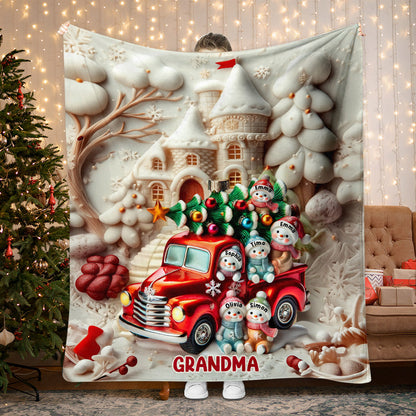 Nana's Cuties - Personalized Grandma Blanket