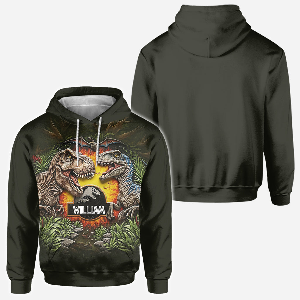 Raptor Trainer - Personalized Dinosaur All Over Shirt