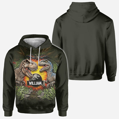 Raptor Trainer - Personalized Dinosaur All Over Shirt