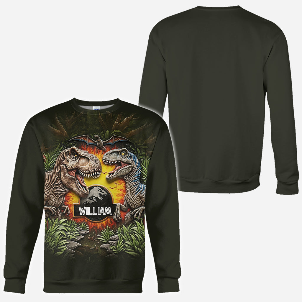 Raptor Trainer - Personalized Dinosaur All Over Shirt
