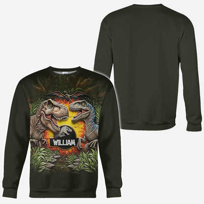 Raptor Trainer - Personalized Dinosaur All Over Shirt