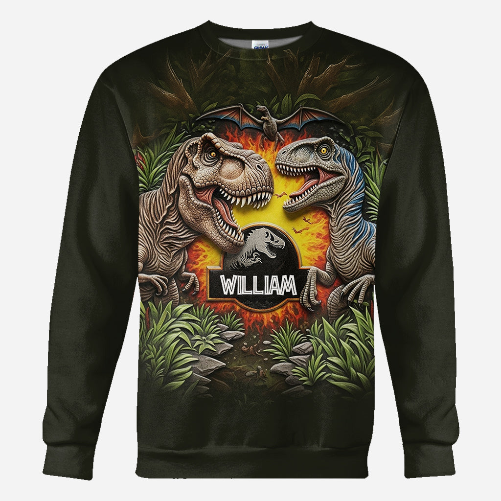 Raptor Trainer - Personalized Dinosaur All Over Shirt