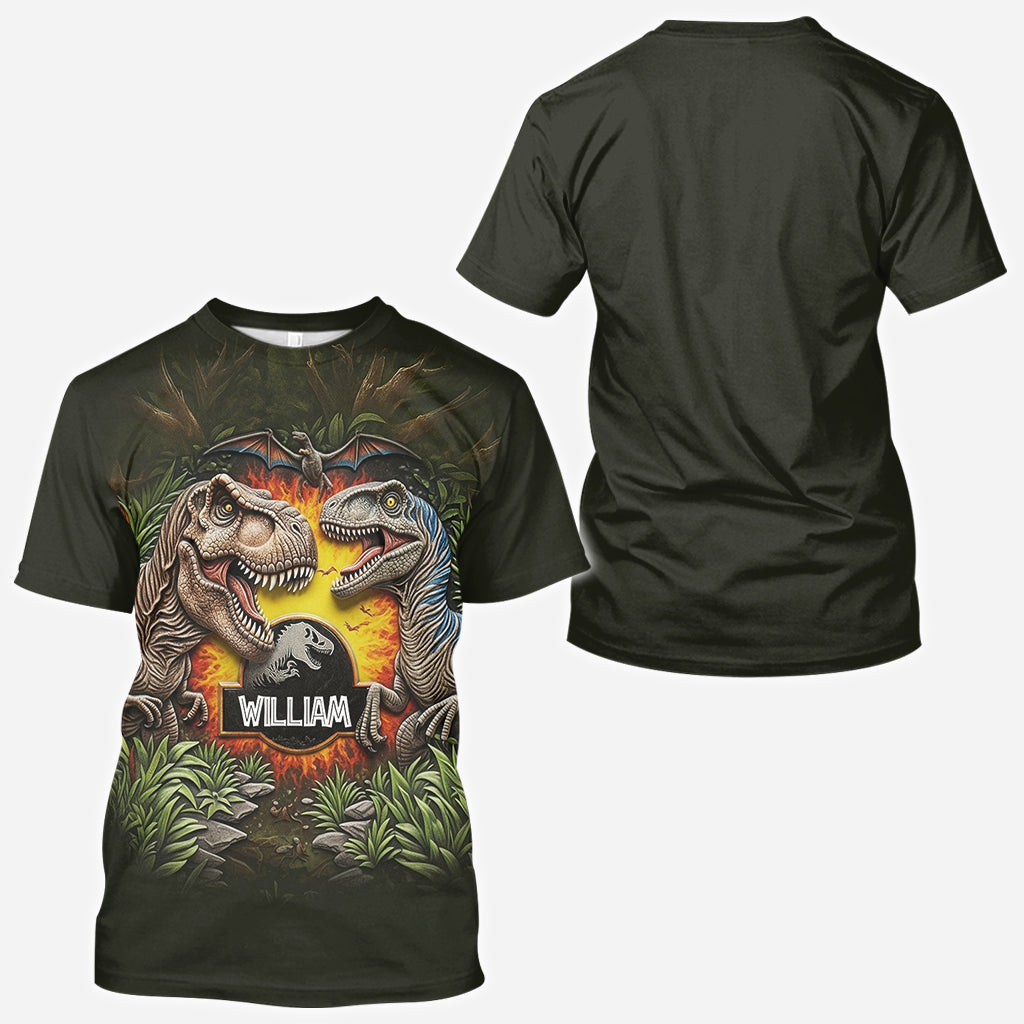 Raptor Trainer - Personalized Dinosaur All Over Shirt