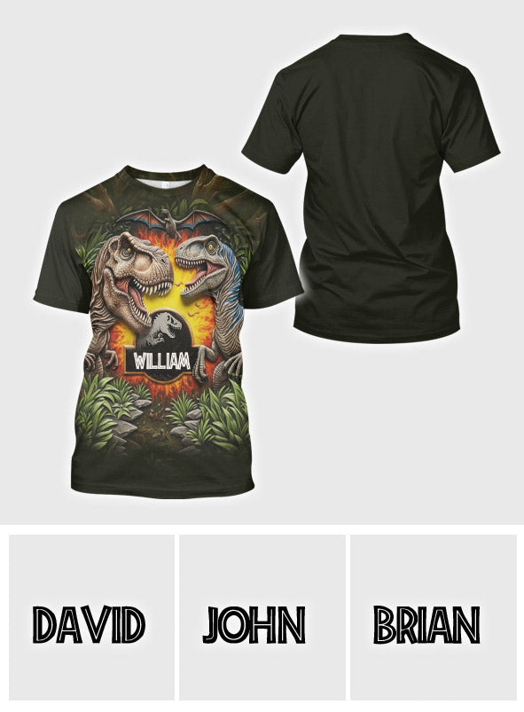 Raptor Trainer - Personalized Dinosaur All Over Shirt
