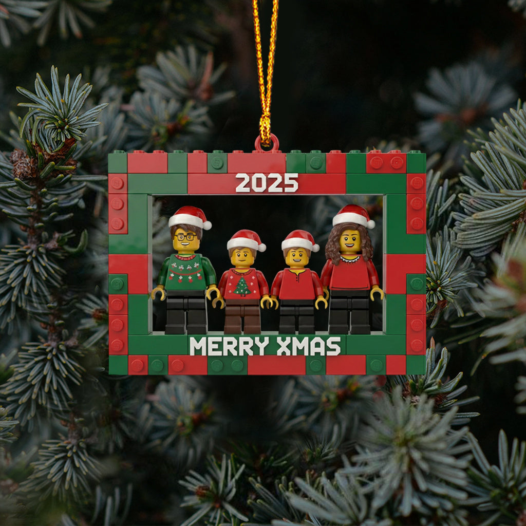 Merry Christmas To Family - Personalized Family Ornament