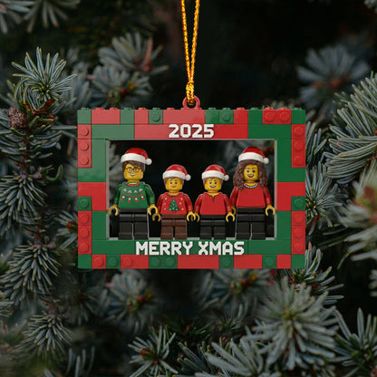 Merry Christmas To Family - Personalized Family Ornament