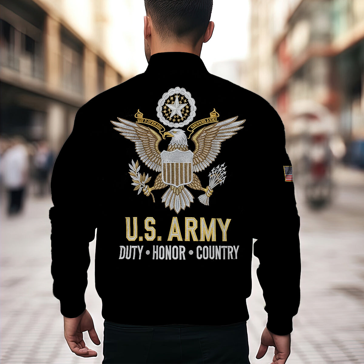 Unicque Gifts For US Veterans - Personalized Veteran Bomber Jacket