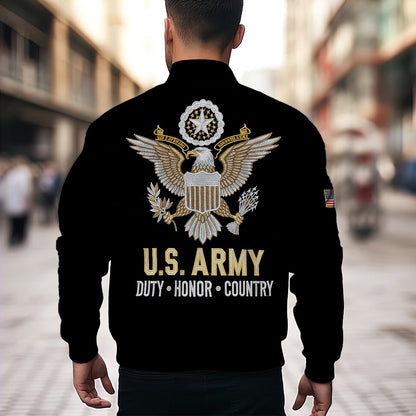 Unicque Gifts For US Veterans - Personalized Veteran Bomber Jacket