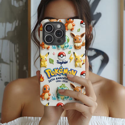 30th Anniversary - Personalized Monster Trainer Full Print Phone Case