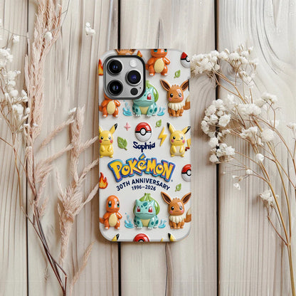 30th Anniversary - Personalized Monster Trainer Full Print Phone Case