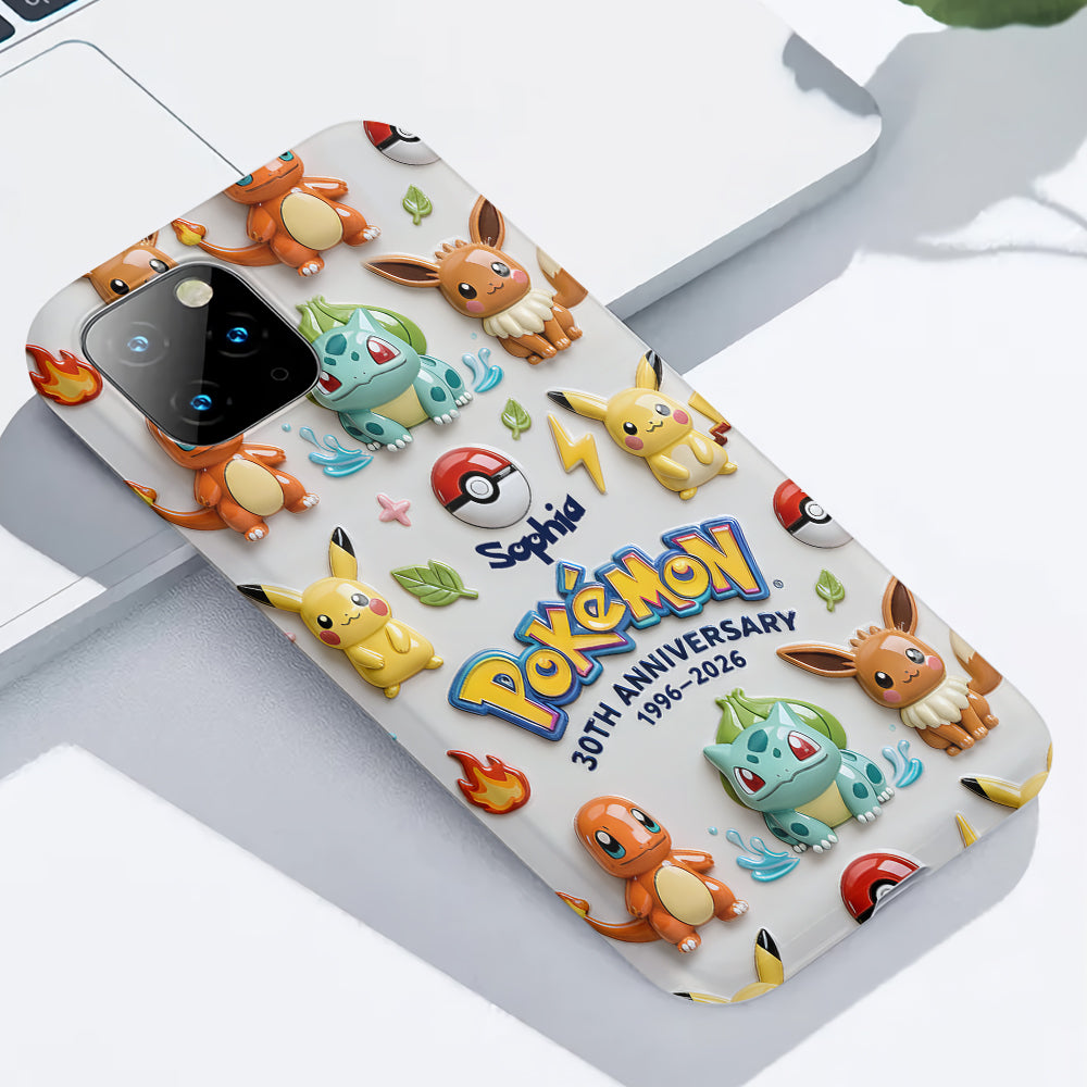 30th Anniversary - Personalized Monster Trainer Full Print Phone Case
