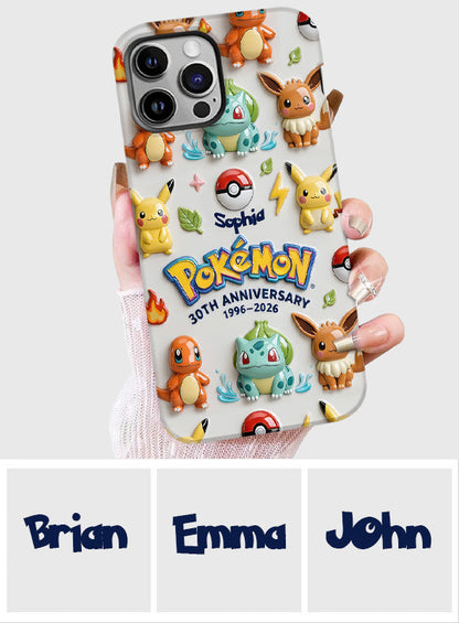 30th Anniversary - Personalized Monster Trainer Full Print Phone Case