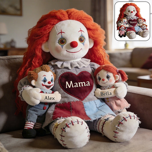 Mother Of Horror - Personalized Horror Character Premium Faux Fur Pillow