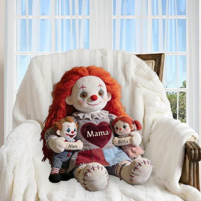Mother Of Horror - Personalized Horror Character Premium Faux Fur Pillow