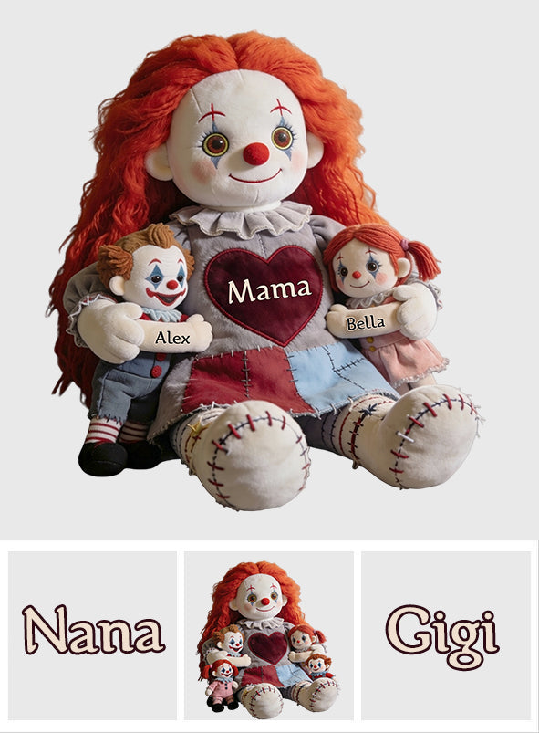 Mother Of Horror - Personalized Horror Character Premium Faux Fur Pillow