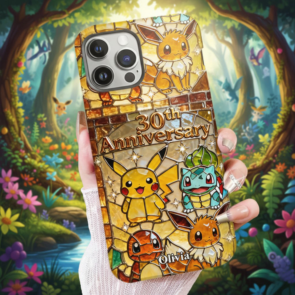 30th Anniversary - Personalized Monster Trainer Full Print Phone Case