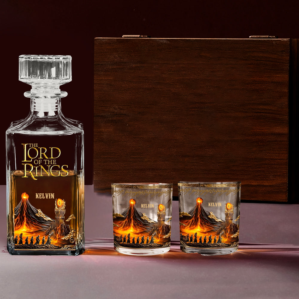 The One Glass to Rule Them All - Personalized The Dark Lord Whiskey Glass