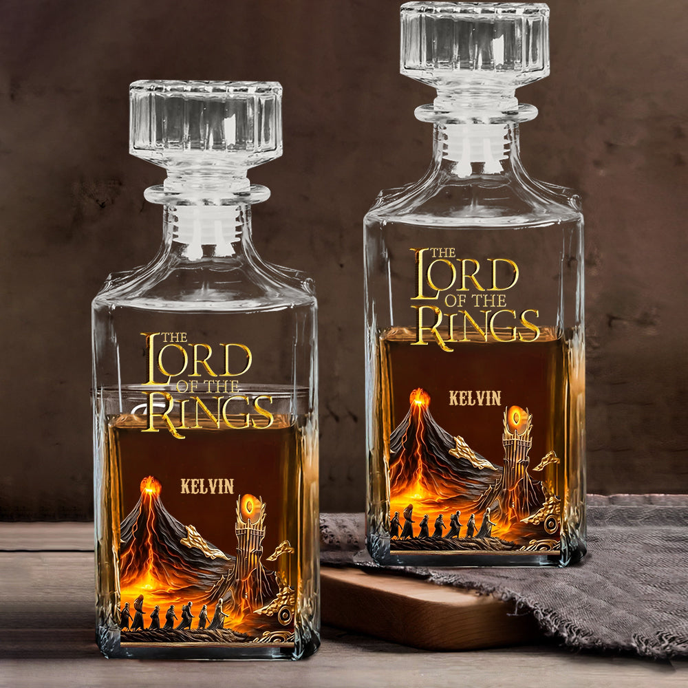 The One Glass to Rule Them All - Personalized The Dark Lord Whiskey Glass