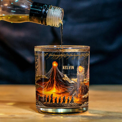The One Glass to Rule Them All - Personalized The Dark Lord Whiskey Decanter Set
