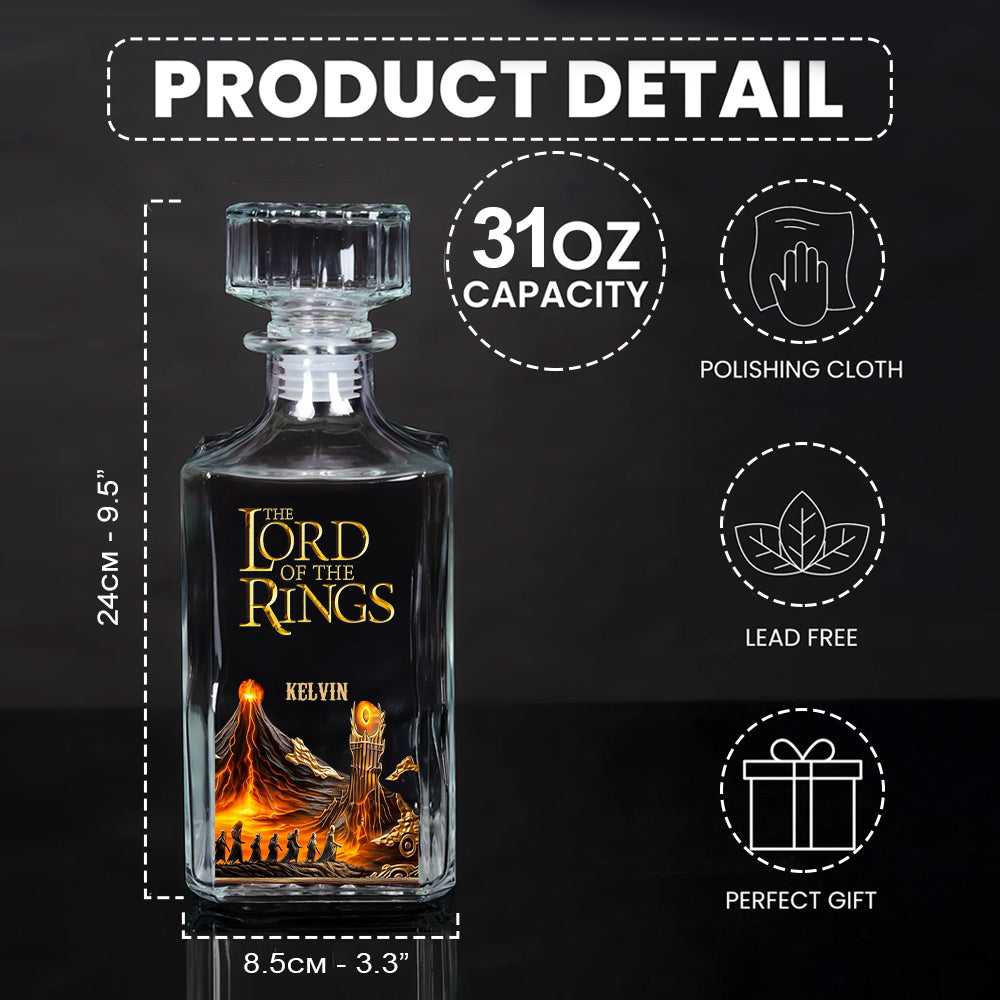 The One Glass to Rule Them All - Personalized The Dark Lord Whiskey Glass