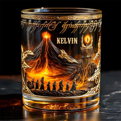 The One Glass to Rule Them All - Personalized The Dark Lord Whiskey Glass