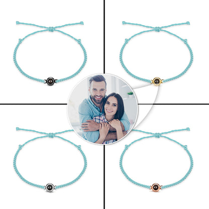 Custom Projection Bracelet - Personalized Couple