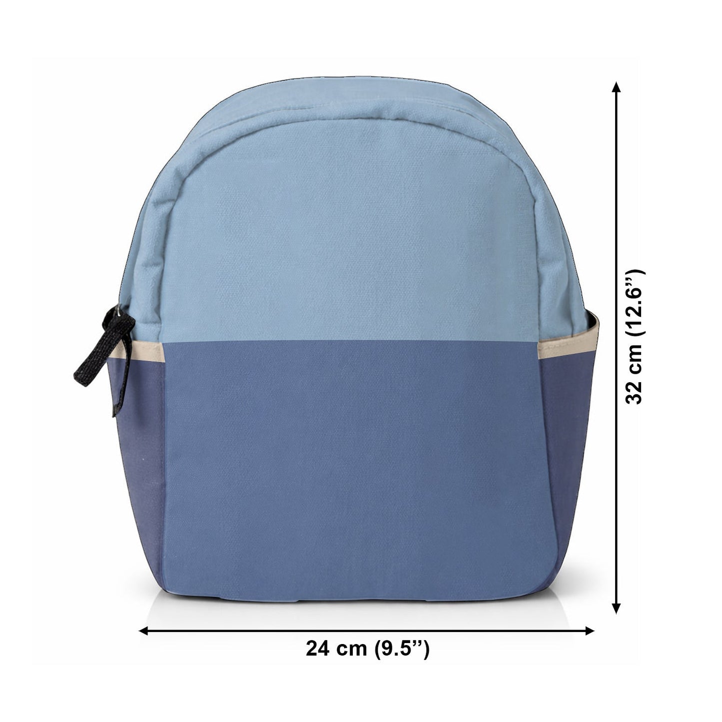 Always Have Your Back - Personalized Blue Dog Changeable Leather Patch Backpack