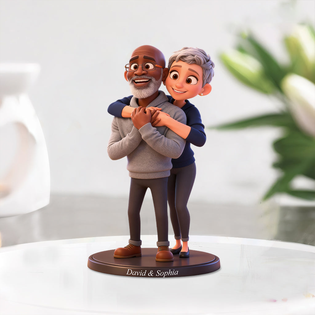 Couple Gift - Personalized Couple Custom Shaped Acrylic Plaque