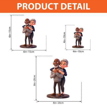 Couple Gift - Personalized Couple Custom Shaped Acrylic Plaque
