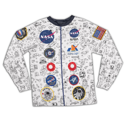Gift For Astronauts Loving Kid - Personalized Kid Pajamas Set