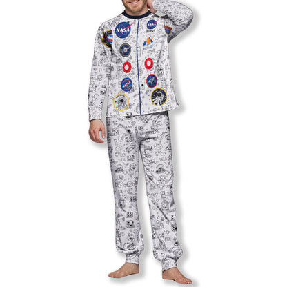 Gift For Astronauts Loving Kid - Personalized Kid Pajamas Set