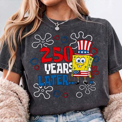 250 Years Later - Personalized Yellow sponge All Over Shirt