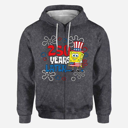 250 Years Later - Personalized Yellow sponge All Over Shirt