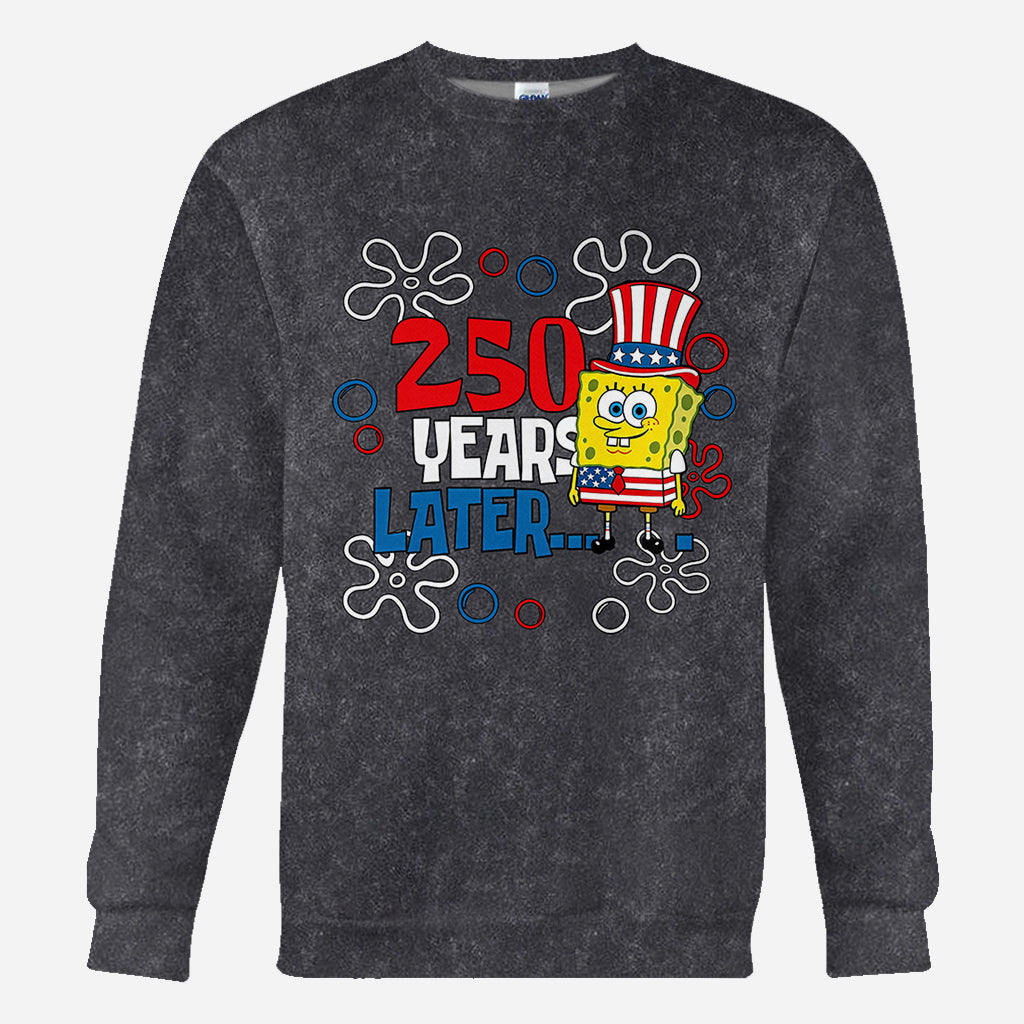 250 Years Later - Personalized Yellow sponge All Over Shirt