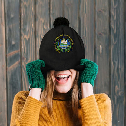 Proud El Salvador - Personalized Expats Beanie Hat