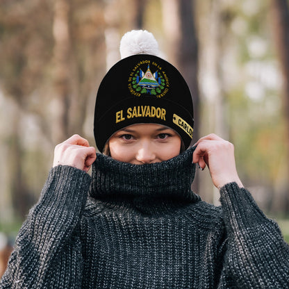 Proud El Salvador - Personalized Expats Beanie Hat