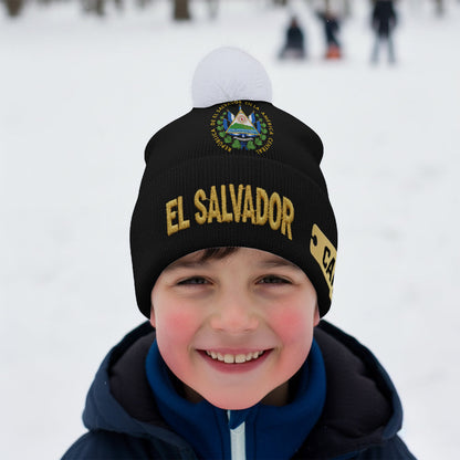 Proud El Salvador - Personalized Expats Beanie Hat