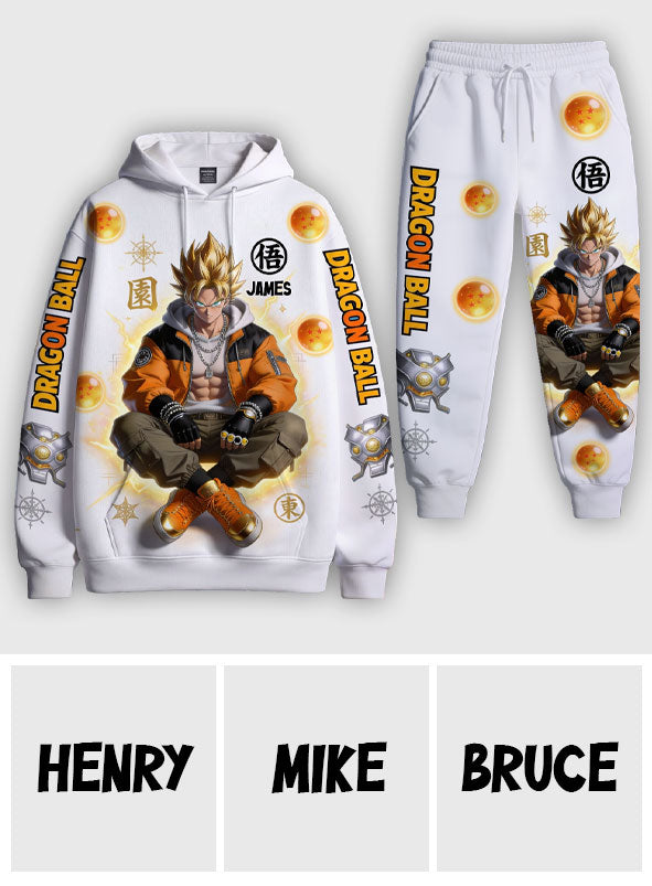 Legend Forever - Personalized Seven Balls Hoodie and Sweatpants