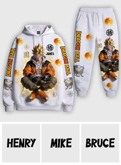 Legend Forever - Personalized Seven Balls Hoodie and Sweatpants