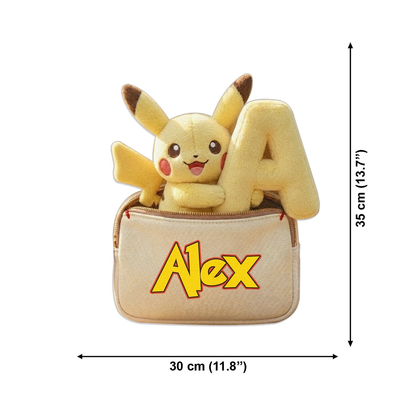 Always Have Your Back - Personalized Monster Trainer Changeable Leather Patch Backpack